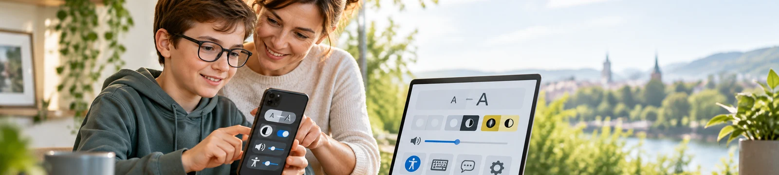 Digitale Unterstützung am Bildschirm