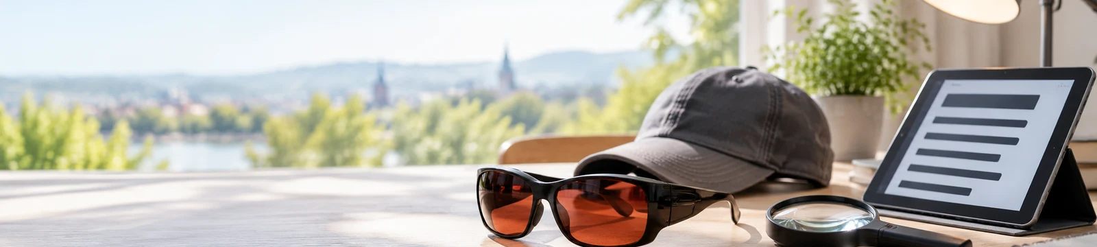 Barrierefreier Arbeitsplatz am Fenster