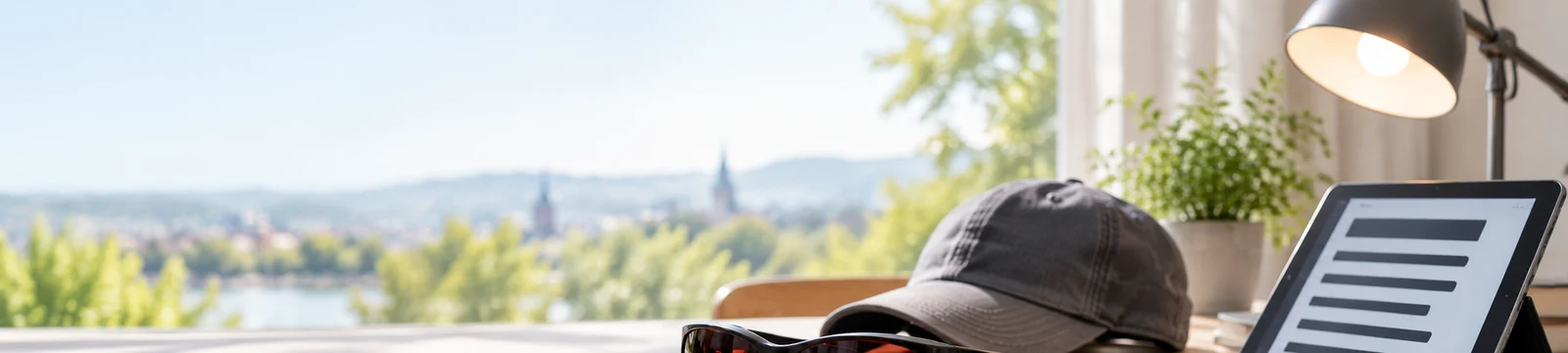 Ordentlicher Arbeitsplatz als Symbol für redaktionelle Arbeit